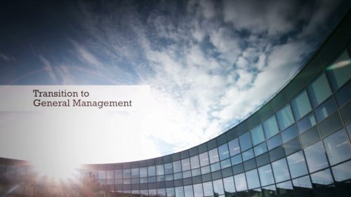 INSEAD Business School Transition to General Management programme marketing video